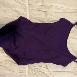 Motion wear purple leotard